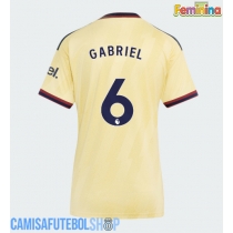 Camisa de time de futebol Arsenal Gabriel Magalhaes #6 Replicas 3º Equipamento Feminina 2026-27 Manga Curta